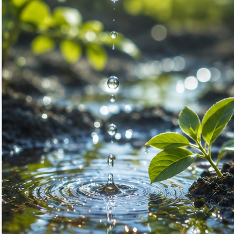 植物は水を吸う